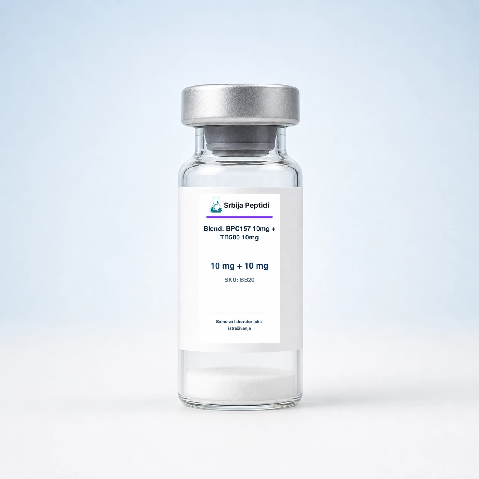 Srbija Peptidi Blend: BPC157 10mg + TB500 10mg 10 mg + 10 mg — slika proizvoda